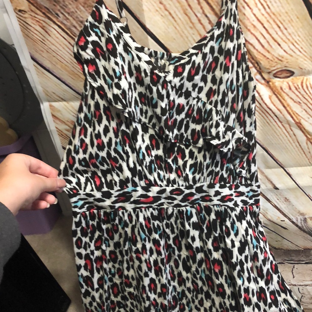 Cheetah print dress